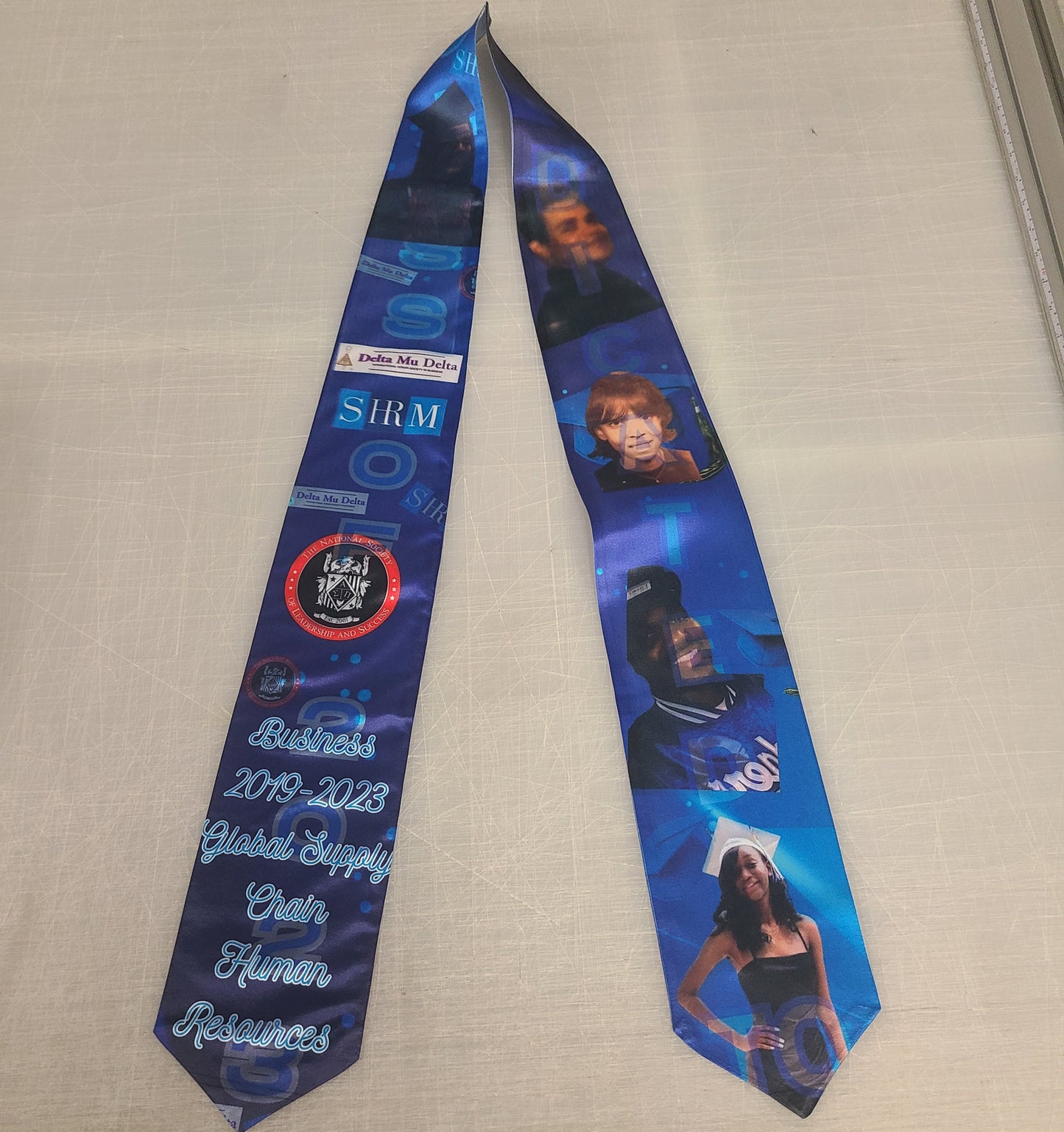 1. Customize 72in Graduation Stole